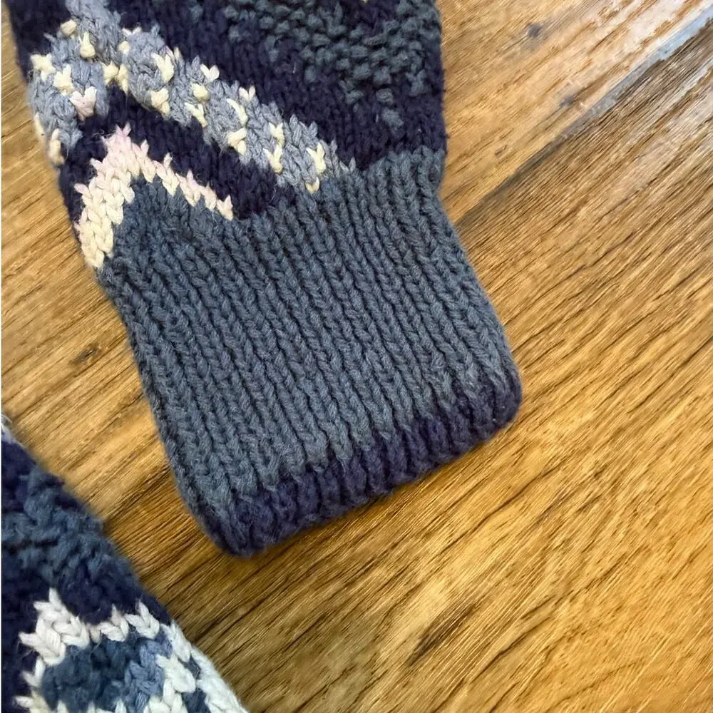 Vintage Northern Isles Hand Knit Aztec Sweater